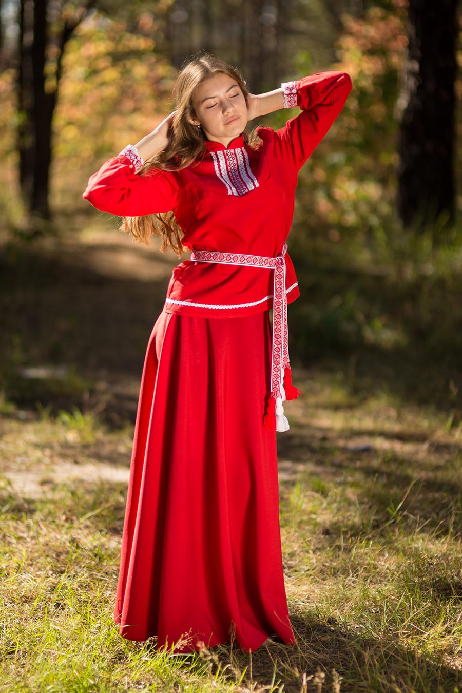 Underwear Women in Slavic costumes in Tangshan